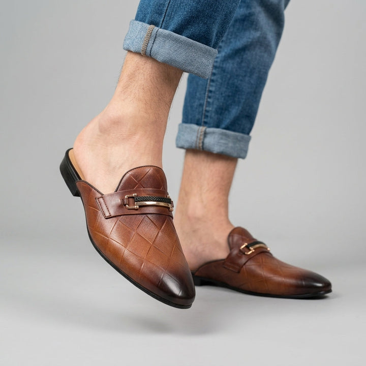 Giancarlo Genuine Leather Mule