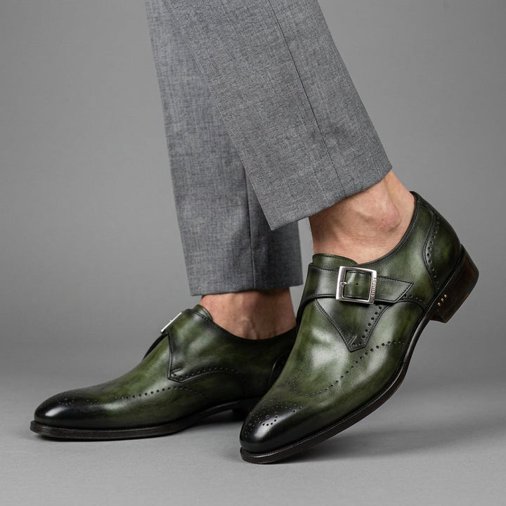 Brenton Wingtip Monk Strap