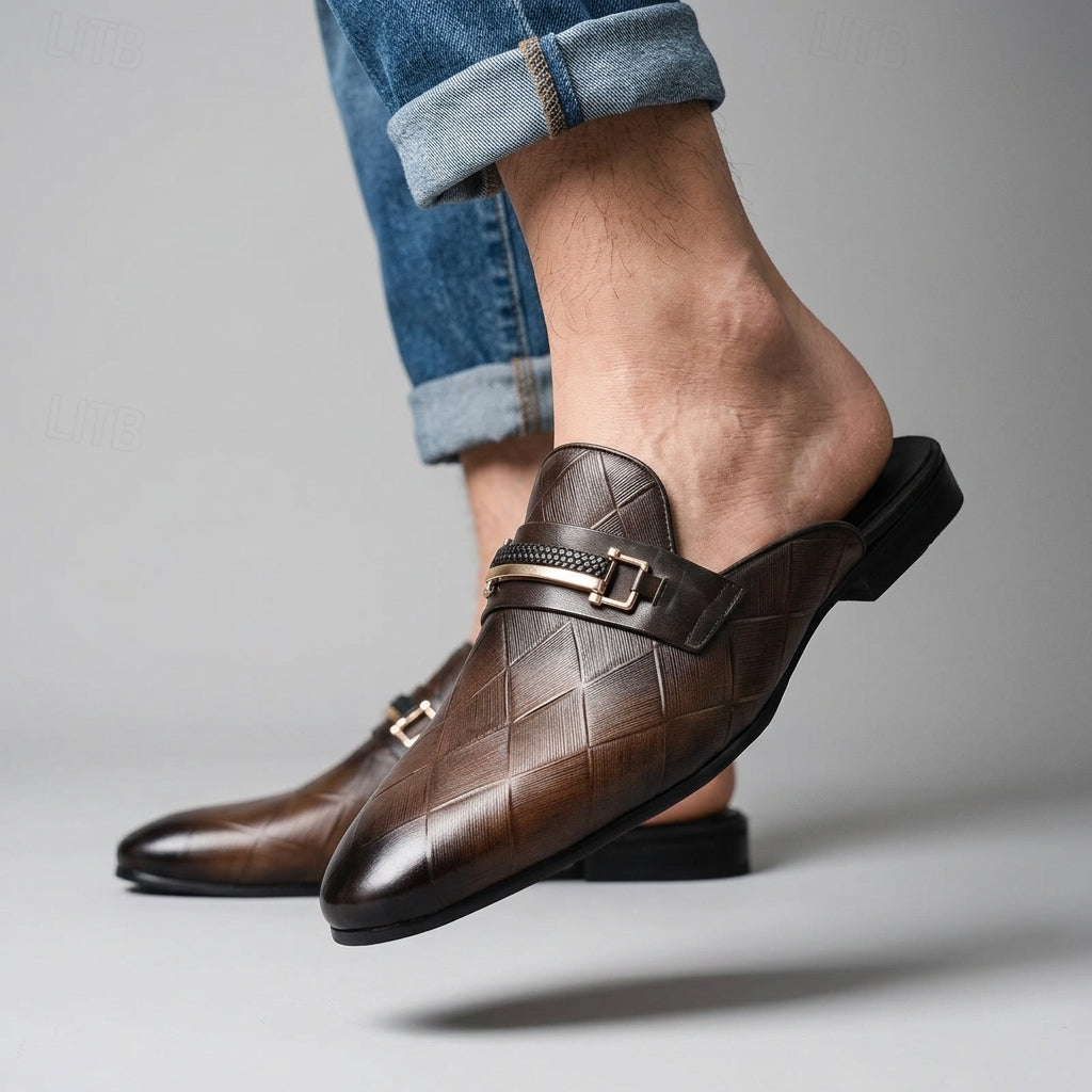Giancarlo Genuine Leather Mule