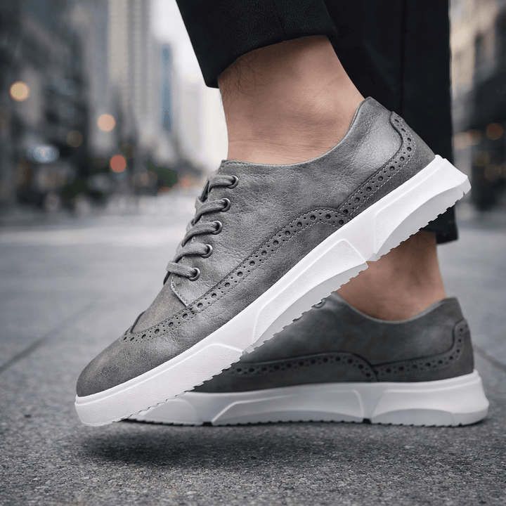 Hutton Heritage Leather Trainers