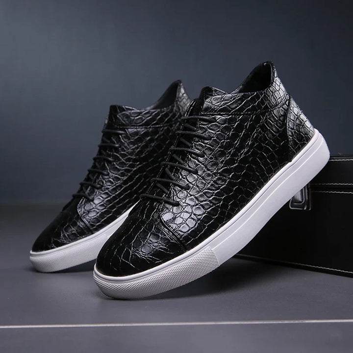 Anthony Sartain Leather Sneakers