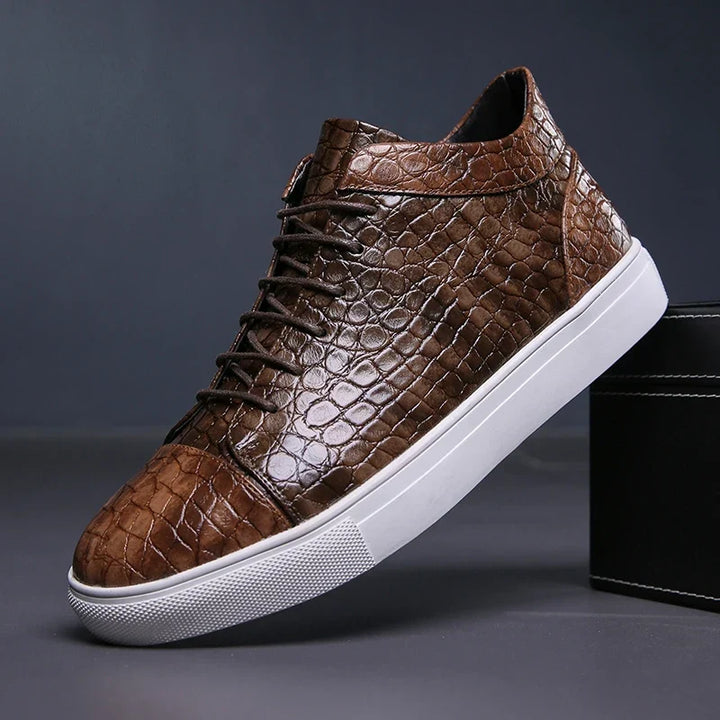 Anthony Sartain Leather Sneakers