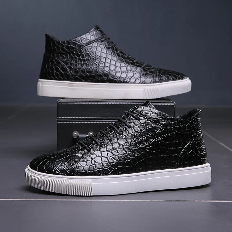 Anthony Sartain Leather Sneakers
