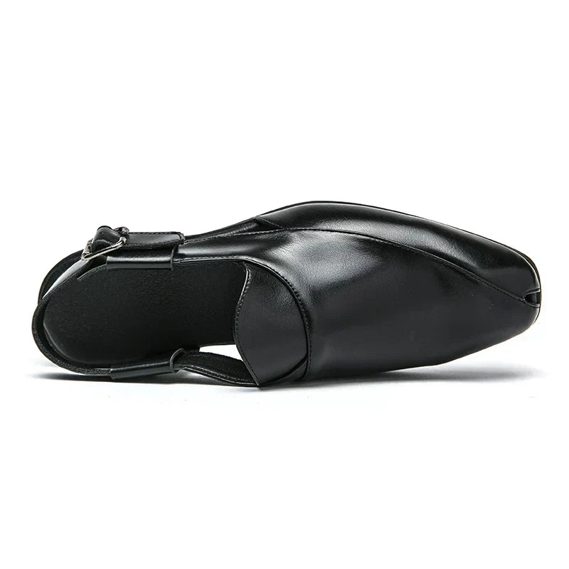 Cambridge Leather Cutout Loafers