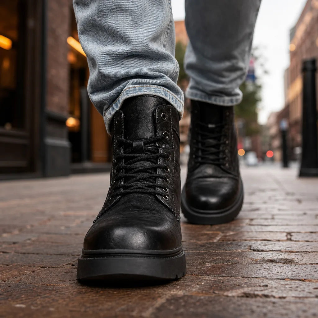David | Mens Lace Up Winter Work Boots