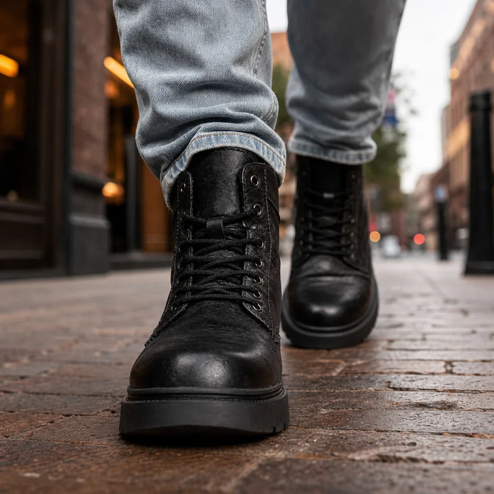 David | Mens Lace Up Winter Work Boots