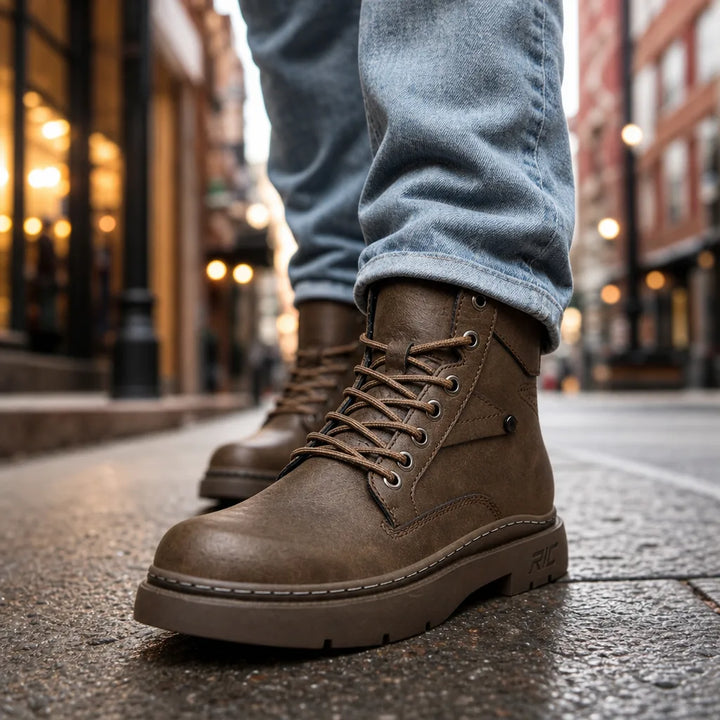 David | Mens Lace Up Winter Work Boots
