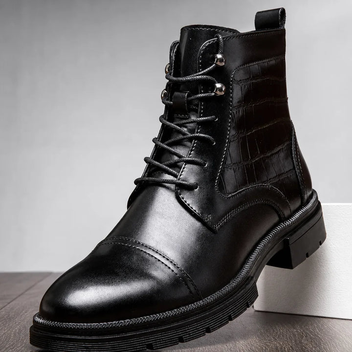 Ferris | Mens Fall Cap-Toe Ankle Boots