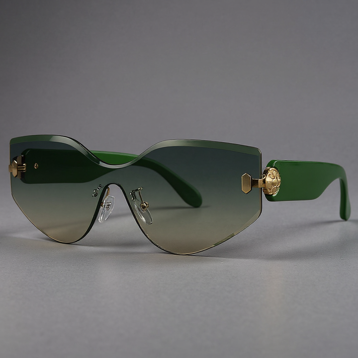 Bella Oversized Rimless Sunglasses