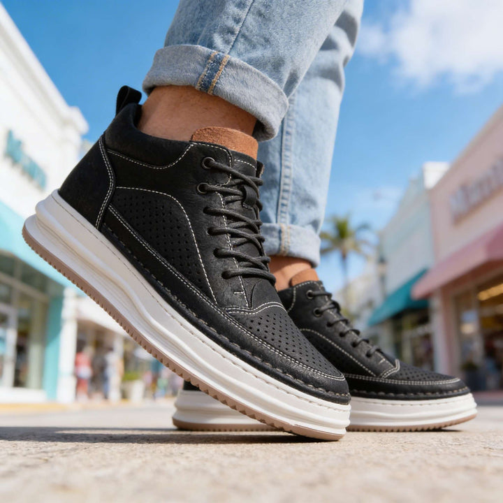 Rex Breeze Leather Trainers