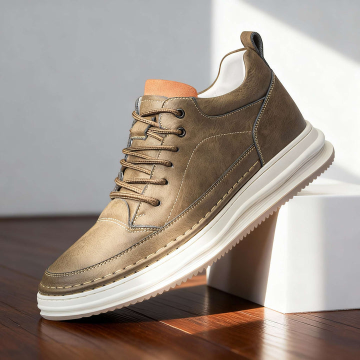Zane Leather Trainers