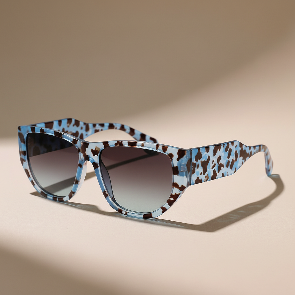 Ellie Chunky Cat-Eye Sunglasses