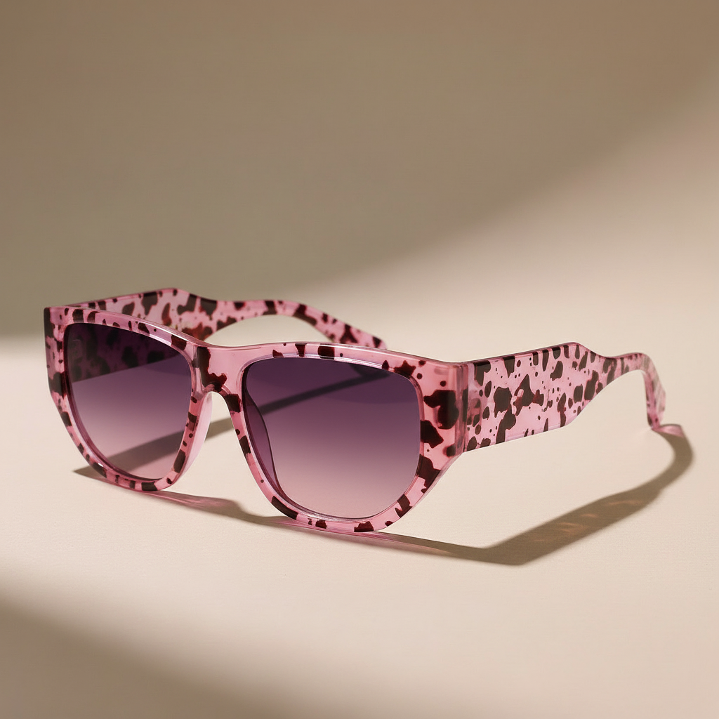 Ellie Chunky Cat-Eye Sunglasses