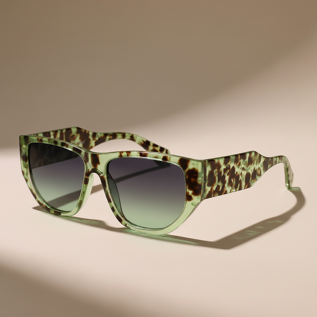 Ellie Chunky Cat-Eye Sunglasses