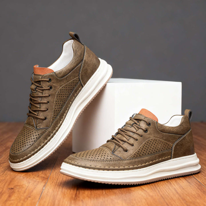 Rex Breeze Leather Trainers