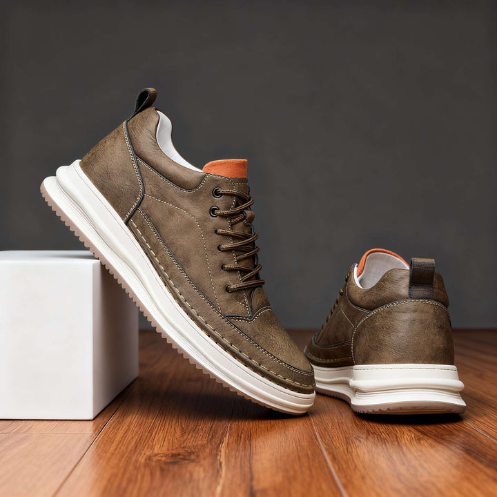 Zane Leather Trainers