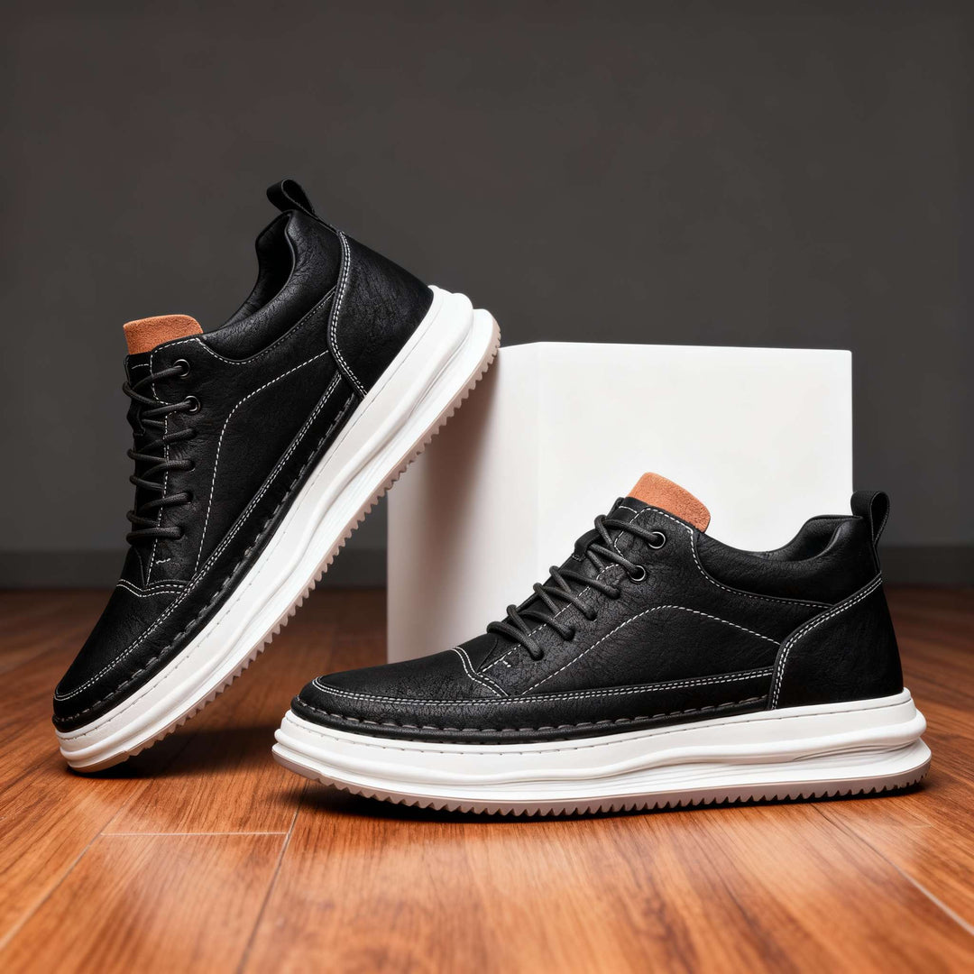 Zane Leather Trainers