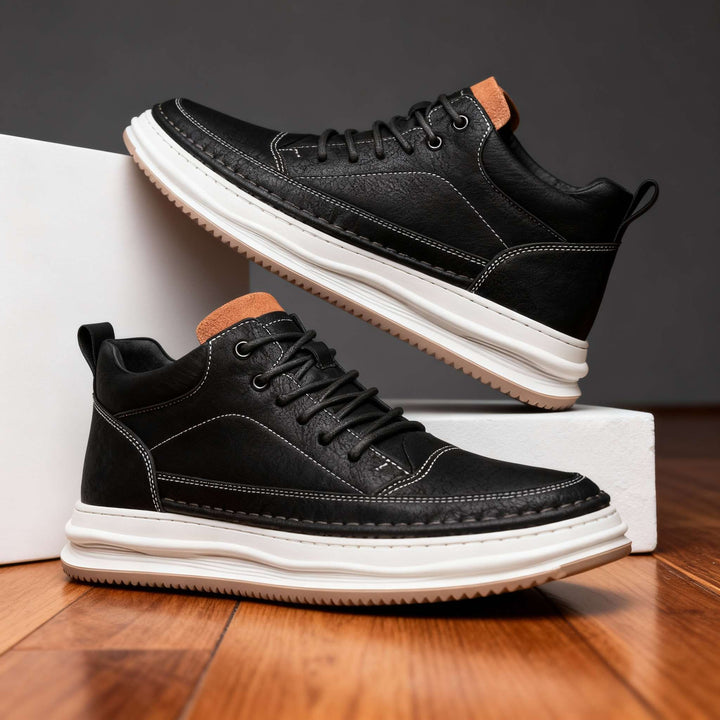 Zane Leather Trainers