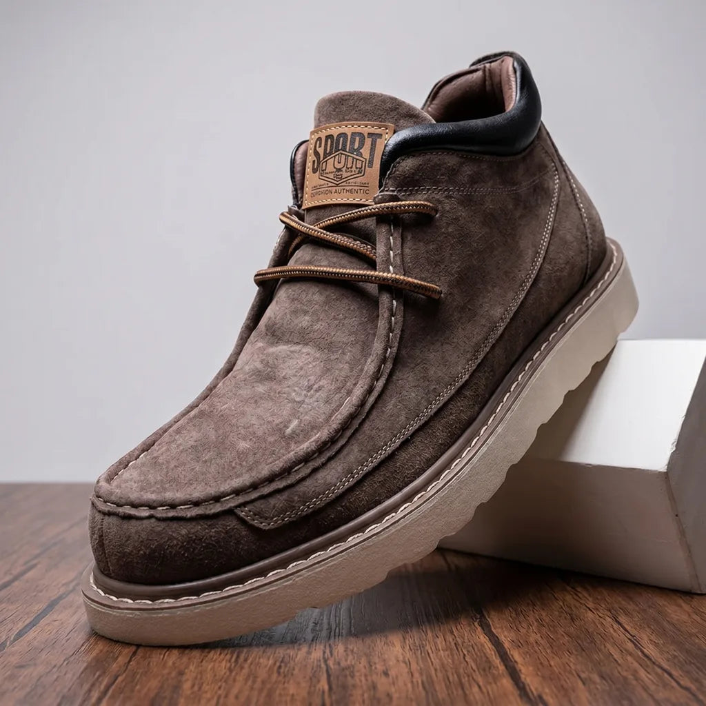 William Leather Moc Boots